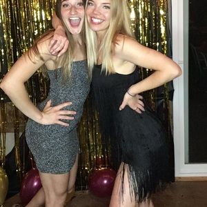 Flapper Girl Fringe Dress